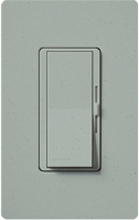 Lutron DVSCLV-600P-BG Diva Satin 600VA, 500W Magnetic Low Voltage Single Pole Dimmer in Bluestone