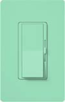 Lutron DVSCLV-600P-SG Diva Satin 600VA, 500W Magnetic Low Voltage Single Pole Dimmer in Sea Glass