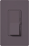 Lutron DVSCSTV-PL Diva Satin 0-10 V Control Single pole/3-way Preset Dimmer, 50 mA sink, 8 A load in Plum