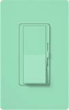 Lutron DVSCTV-SG Diva Satin 120V / 16A Fluorescent / LED 0-10V Single Pole Dimmer in Sea Glass