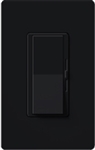 Lutron DVSTV-BL Diva 0-10 V Control Single pole/3-way Preset Dimmer, 50 mA sink, 8 A load in Black