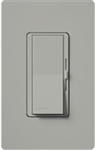 Lutron DVSTV-GR Diva 0-10 V Control Single pole/3-way Preset Dimmer, 50 mA sink, 8 A load in Gray