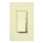 Lutron DVW-603PH-AL Diva 600W Incandescent / Halogen 3-Way Dimmer with Wallplate in Almond