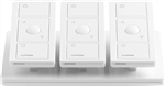 Lutron L-PED3-WH Pico Wireless Control Triple Pedestal in White