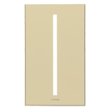 Lutron LWT-G-IV Grafik T Architectural Wallplate 1 Gang in Ivory