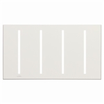 Lutron LWT-GGGG-DS Grafik T Architectural Wallplate 4 Gang in Desert Stone