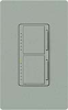 Lutron MA-L3L3-BG Maestro Satin 2 x 300W Incandescent / Halogen Single Location Dual Dimmer in Bluestone