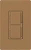 Lutron MA-L3L3-TC Maestro Satin 2 x 300W Incandescent / Halogen Single Location Dual Dimmer in Terracotta