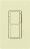 Lutron MA-L3S25-AL Maestro 300W & 2.5A Incandescent / Halogen Single Location Dimmer & Switch in Almond