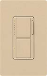 Lutron MA-L3S25-DS Maestro Satin 300W & 2.5A Incandescent / Halogen Single Location Dimmer & Switch in Desert Stone