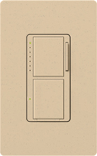 Lutron MA-L3S25-DS Maestro Satin 300W & 2.5A Incandescent / Halogen Single Location Dimmer & Switch in Desert Stone