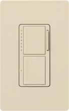 Lutron MA-L3S25-ES Maestro Satin 300W & 2.5A Incandescent / Halogen Single Location Dimmer & Switch in Eggshell