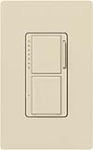 Lutron MA-L3S25-LA Maestro 300W & 2.5A Incandescent / Halogen Single Location Dimmer & Switch in Light Almond