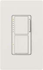 Lutron MA-L3S25-SW Maestro Satin 300W & 2.5A Incandescent / Halogen Single Location Dimmer & Switch in Snow