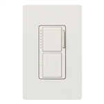 Lutron MA-L3S25HW-WH Maestro 300W & 2.5A Incandescent / Halogen Single Location Dimmer & Switch in White with Wallplate