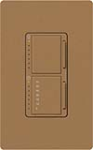 Lutron MA-L3T251-TC Maestro Satin 300W & 2.5A Incandescent / Halogen Single Location Dimmer & Timer in Terracotta