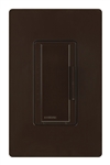 Lutron MA-PRO-BR Maestro Phase-selectable dimmer for LED, ELV, MLV and Incandescent lamp loads, Single Pole / 3-Way Dimmer in Brown