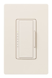 Lutron MA-PRO-ES Maestro Phase-selectable dimmer for LED, ELV, MLV and Incandescent lamp loads, Single Pole / 3-Way Dimmer in Eggshell