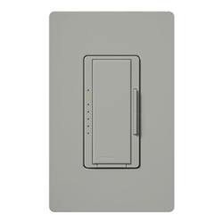 Lutron MA-PRO-GR Maestro Phase-selectable dimmer for LED, ELV, MLV and Incandescent lamp loads, Single Pole / 3-Way Dimmer in Gray