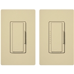 Lutron MAW-603-RH-IV Maestro 600W Incandescent / Halogen Dimming Package with Wallplate and Companion Dimmer in Ivory