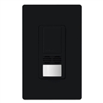 Lutron MS-A202-BL Maestro Dual Technology Ultrasonic and Passive Infrared Occupancy Sensor Switch for Dual Circuit in Black