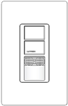 Lutron MS-B202-MR Maestro Dual Technology ultrasonic and Passive infrared Occupancy sensor for Dual Circuit in Merlot
