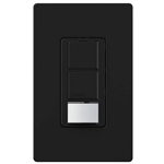 Lutron MS-OPS6-DDV-BL Maestro Dual-circuit Switch with Occupancy/Vacancy Sensor, 6A 120V-277V in Black