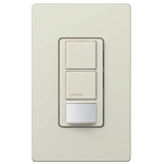 Lutron MS-OPS6-DDV-LA Maestro Dual-circuit Switch with Occupancy/Vacancy Sensor, 6A 120V-277V in Light Almond