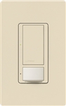 Lutron MS-OPS6M-DV-ES (MS-OPS6M2-DV-ES) Maestro Switch with Occupancy Sensor Dual Voltage 120V-277V / 6A Multi Location in Eggshell