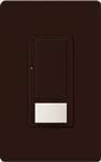 Lutron MS-OPS6M2-DV-BR Maestro Switch with Occupancy Sensor Dual Voltage 120V-277V / 6A Multi Location in Brown