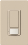 Lutron MS-OPS6M2U-DV-TP Maestro Switch with Occupancy Sensor Dual Voltage 120V-277V / 6A Multi Location, Neutral or Ground Wire, in Taupe