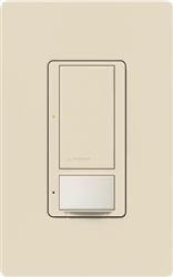 Lutron MS-VPS6M2-DV-LA Maestro Switch with Vacancy Sensor Dual Voltage 120V-277V / 6A Multi Location in Light Almond