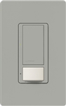 Lutron MS-VPS6M2N-DV-GR Maestro Switch with Vacancy Sensor Dual Voltage 120V-277V / 6A Multi Location, Neutral Wire Required, in Gray