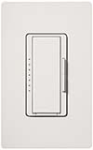 Lutron MSC-1000M-SW Maestro Satin 1000W Incandescent / Halogen Multi Location Dimmer in Snow