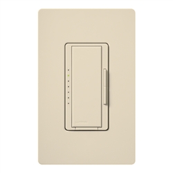 Lutron MSC-600H-ES Maestro Satin 600W Incandescent / Halogen Multi Location Dimmer in Eggshell