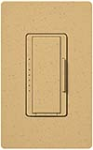 Lutron MSC-600M-GS Maestro Satin 600W Incandescent / Halogen Multi Location Dimmer in Goldstone