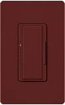 Lutron MSC-600M-MR Maestro Satin 600W Incandescent / Halogen Multi Location Dimmer in Merlot