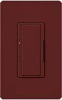 Lutron MSCF-6AM-277-MR Maestro Satin 277V / 6A Fluorescent 3-Wire / Hi-Lume LED Multi Location Dimmer in Merlot