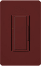 Lutron MSCF-6AM-277-MR Maestro Satin 277V / 6A Fluorescent 3-Wire / Hi-Lume LED Multi Location Dimmer in Merlot