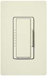 Lutron MSCF-6AM-BI Maestro Satin 120V / 6A Fluorescent 3-Wire / Hi-Lume LED Multi Location Dimmer in Biscuit