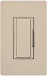 Lutron MSCF-6AM-TP Maestro Satin 120V / 6A Fluorescent 3-Wire / Hi-Lume LED Multi Location Dimmer in Taupe