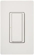 Lutron MSCF-S6AM-277-SW Maestro Satin 277V / 6A Digital Multi Location Switch in Snow