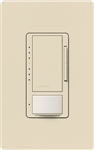 Lutron MSCL-OP153M-ES Maestro CL Occupancy Sensor (Auto-ON/OF or Manual ON/Auto-OFF) and Dimmer, 600W Incandescent, 150W CFL or LED Single Pole / Multi Location Dimmer in Eggshell