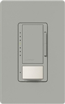 Lutron MSCL-OP153M-GR Maestro CL Occupancy Sensor (Auto-ON/OF or Manual ON/Auto-OFF) and Dimmer, 600W Incandescent, 150W CFL or LED Single Pole / Multi Location Dimmer in Gray