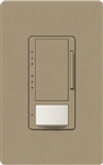 Lutron MSCL-OP153M-MS Maestro CL Occupancy Sensor (Auto-ON/OF or Manual ON/Auto-OFF) and Dimmer, 600W Incandescent, 150W CFL or LED Single Pole / Multi Location Dimmer in Mocha Stone