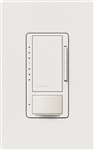 Lutron MSCL-OP153M-SW Maestro CL Occupancy Sensor (Auto-ON/OF or Manual ON/Auto-OFF) and Dimmer, 600W Incandescent, 150W CFL or LED Single Pole / Multi Location Dimmer in Snow