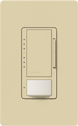 Lutron MSCL-OP153MH-IV Maestro CL Occupancy Sensor (Auto-ON/OF or Manual ON/Auto-OFF) and Dimmer, 600W Incandescent, 150W CFL or LED Single Pole / Multi Location Dimmer in Ivory
