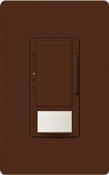 Lutron MSCL-OP153MH-SI Maestro CL Occupancy Sensor (Auto-ON/OF or Manual ON/Auto-OFF) and Dimmer, 600W Incandescent, 150W CFL or LED Single Pole / Multi Location Dimmer in Sienna