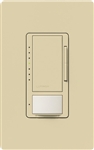 Lutron MSCL-VP153M-IV Maestro CL Vacancy Sensor (Manual ON/Auto-OFF) and Dimmer, 600W Incandescent, 150W CFL or LED Single Pole / Multi Location Dimmer in Ivory