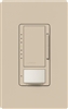 Lutron MSCL-VP153M-TP Maestro CL Vacancy Sensor (Manual ON/Auto-OFF) and Dimmer, 600W Incandescent, 150W CFL or LED Single Pole / Multi Location Dimmer in Taupe